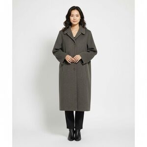 Forecaster of Boston Gray 100% Wool Coat